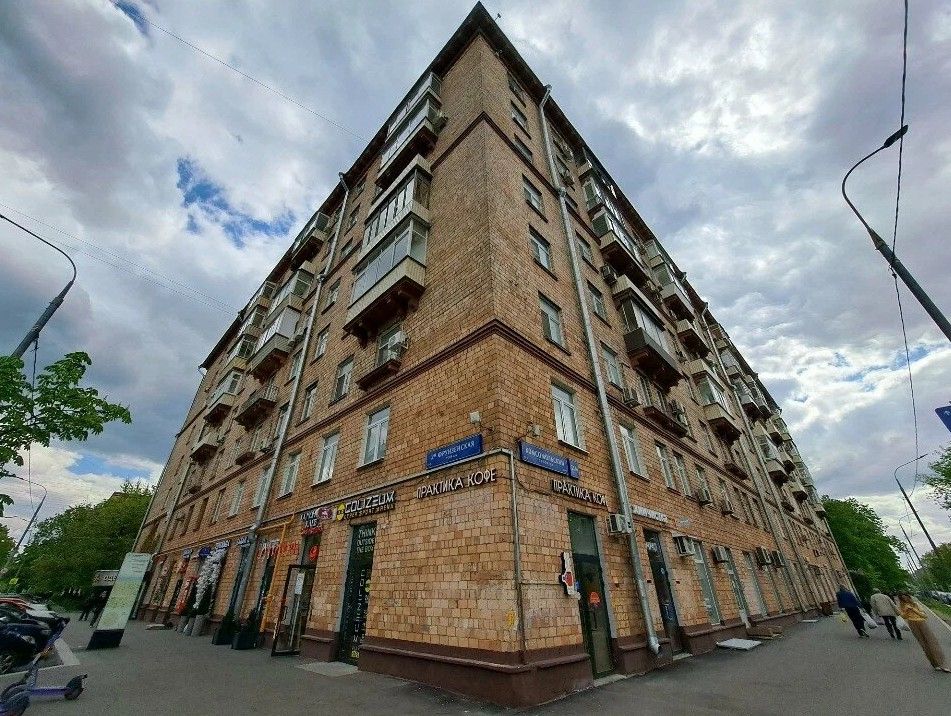 фасад дома, здание по адресу г Москва, ул 2-я Фрунзенская, д 11/33